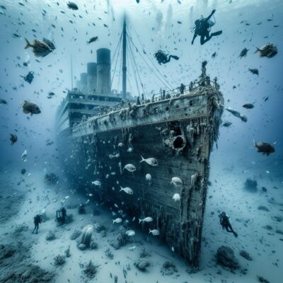AI - "Titanic Shipwreck"